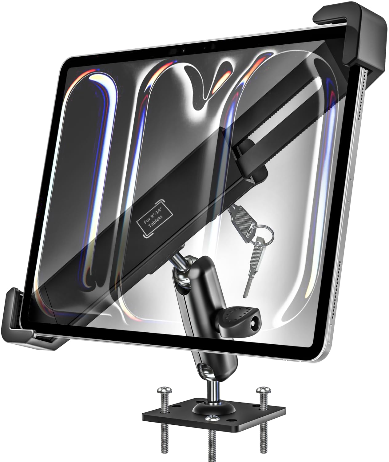 Amazon.com: woleyi Anti-Theft Locking Car Tablet Holder - Heavy