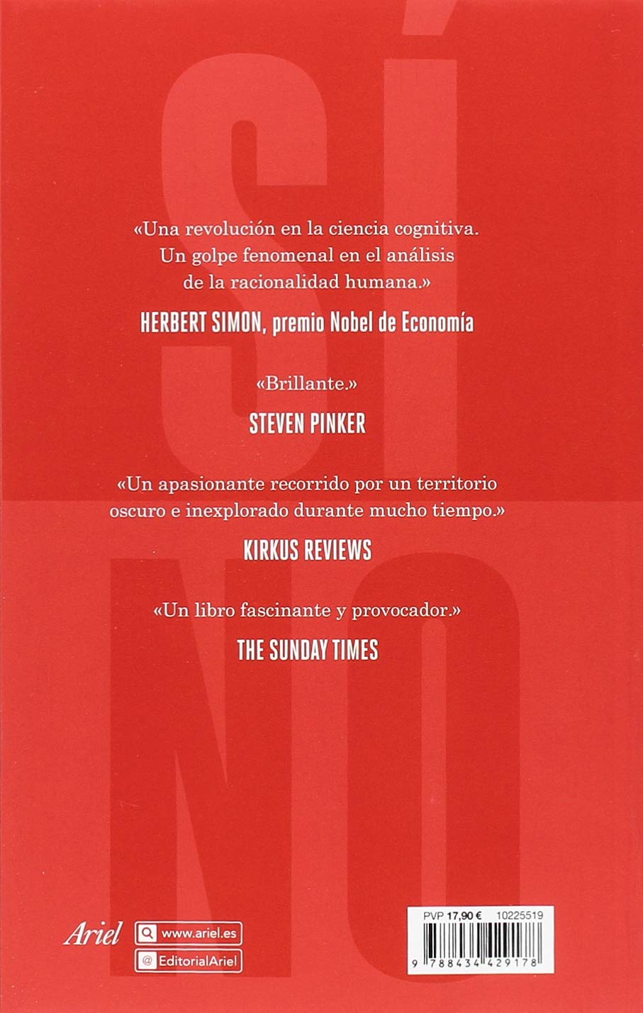 Decisiones instintivas: La inteligencia del inconsciente (Ariel)