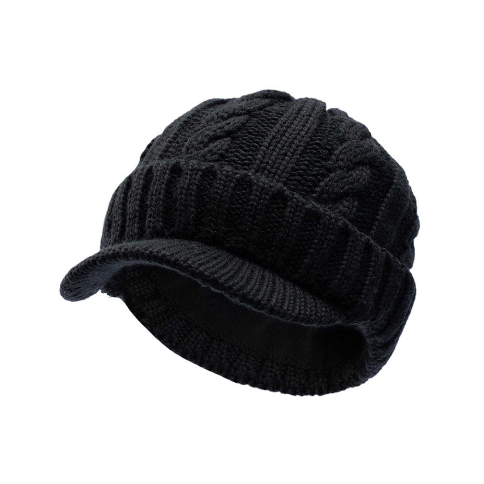 Invierno Calor Suave Gorros Gorro Unisex De Otoño E Invierno Con Visera Gorro Cálido para Correr