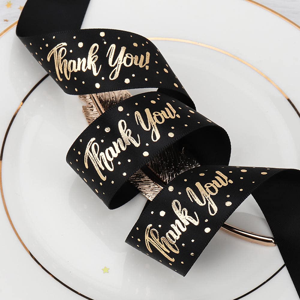 Ribbons For Gift Wrapping Ribbon For Fabric Satin Ribbons Wstążka Prezent Opakowania Wstążka Czarny Brązujący Prezent Dekoracyjny Wstążka Handmade Łuk Diy Materiału Wstążka-Brązownictwo