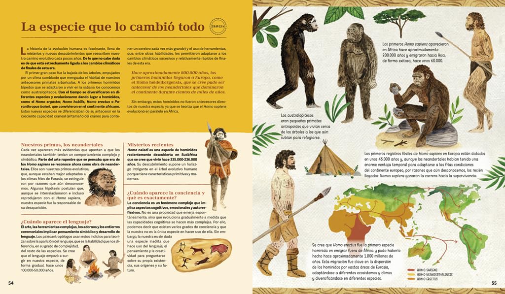 La historia más fascinante del mundo: Historia de la tierra comprimida en un reloj (No ficción infantil)