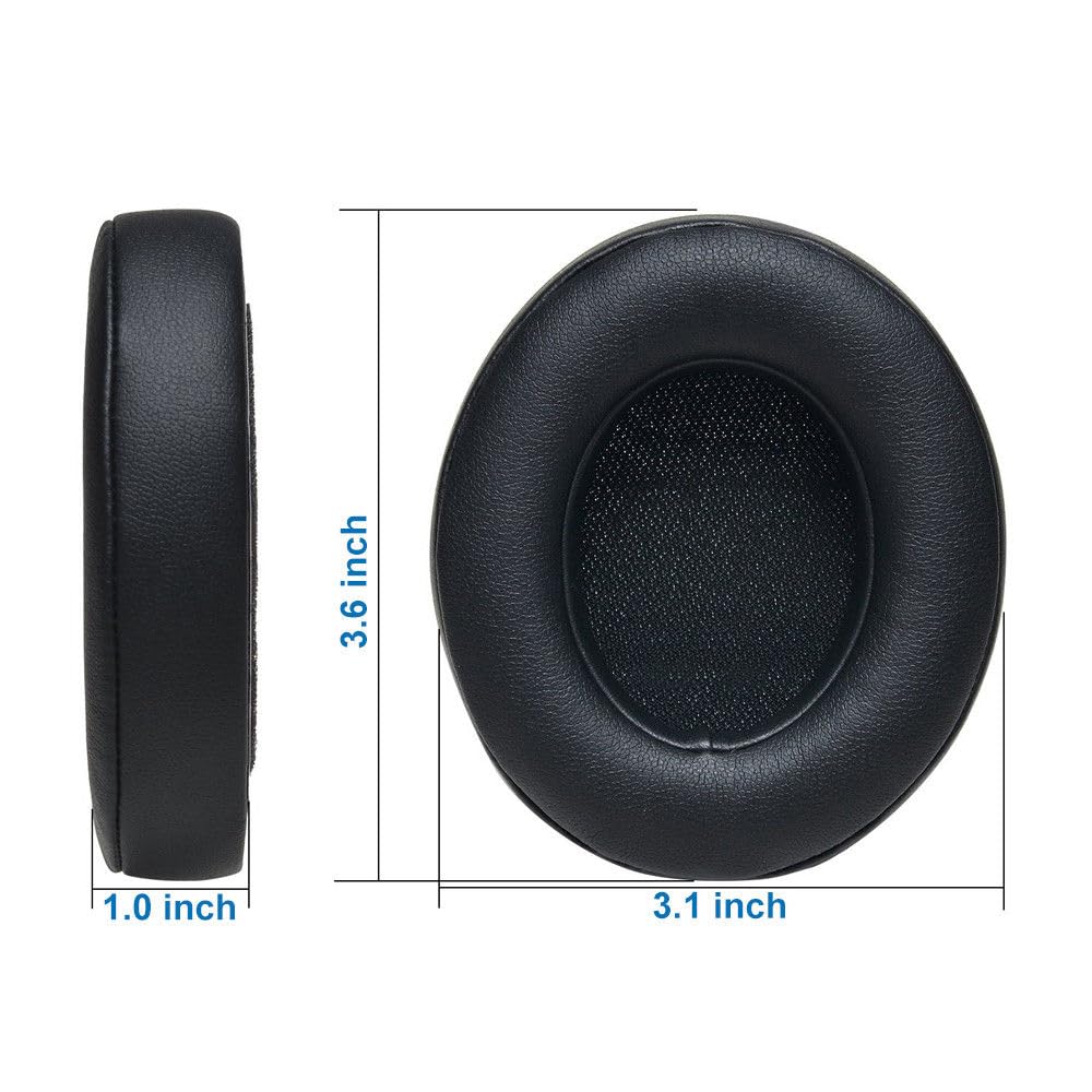 Cuscinetti Auricolari di Ricambio per Beats Studio 2 Wired/Studio 2 Wireless/Studio 3 Wired/Studio 3 Wireless Headphone Cuffie di MMOBIEL- Cuscinetti Cuffie - Over-Ear Cuscinetti Cuffie