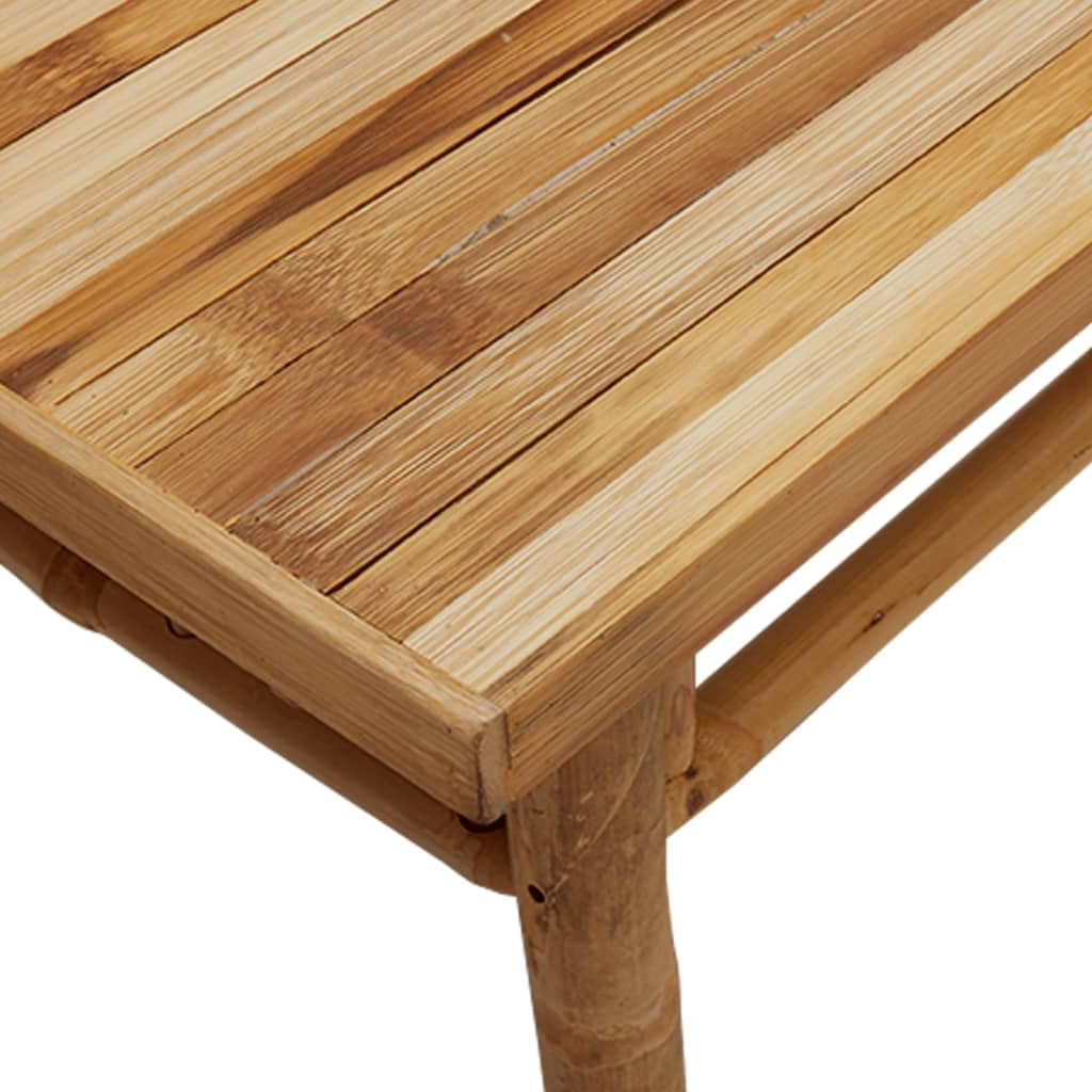 vidaXL Mesa de Centro de bambú 110x55x35 cm
