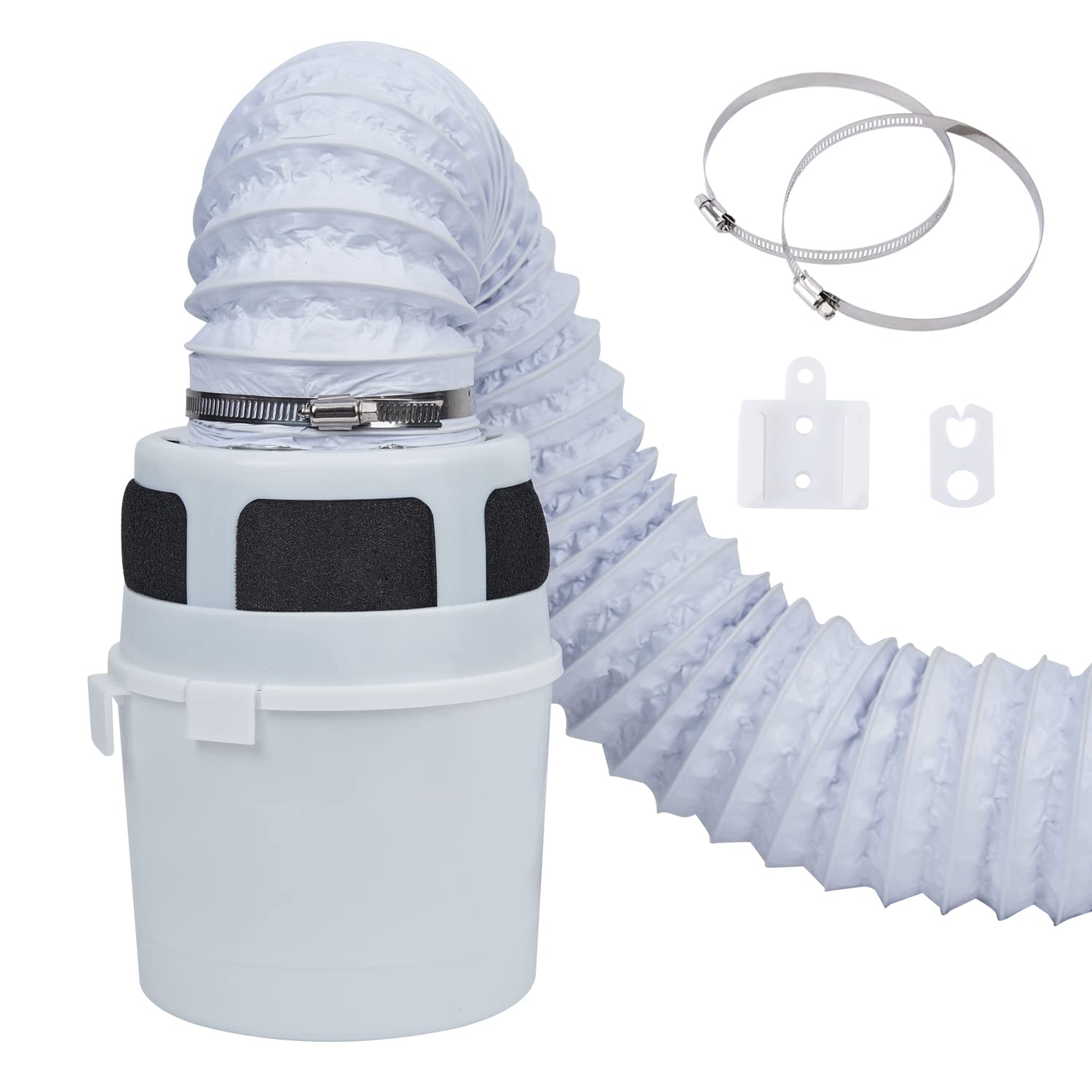 Buy VIWINVELA Indoor Dryer Vent Kit Bucket Lint Trap Dryer Vent with 4