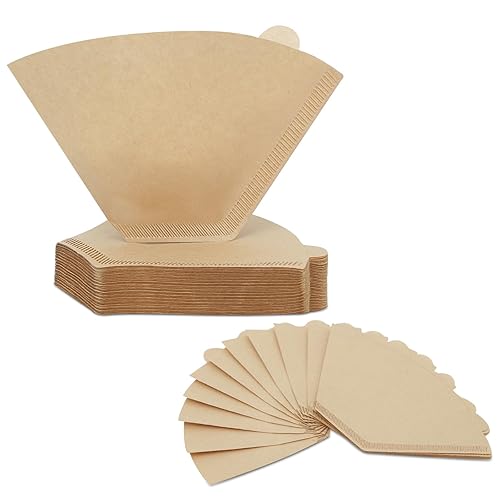 Coffee Filters 4 Cone Paper, 100 Count Unbleached-Disposable Pour Over