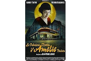Amelie Movie Poster: Vintage Metal Wall Art Decor with Retro Vibes
