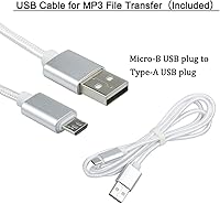 Vista 6 de Módulo de sonido Control de botón Música Reproductor de voz programable Chip de conversación musical 8 MB MP3 WAV USB descargable con caja