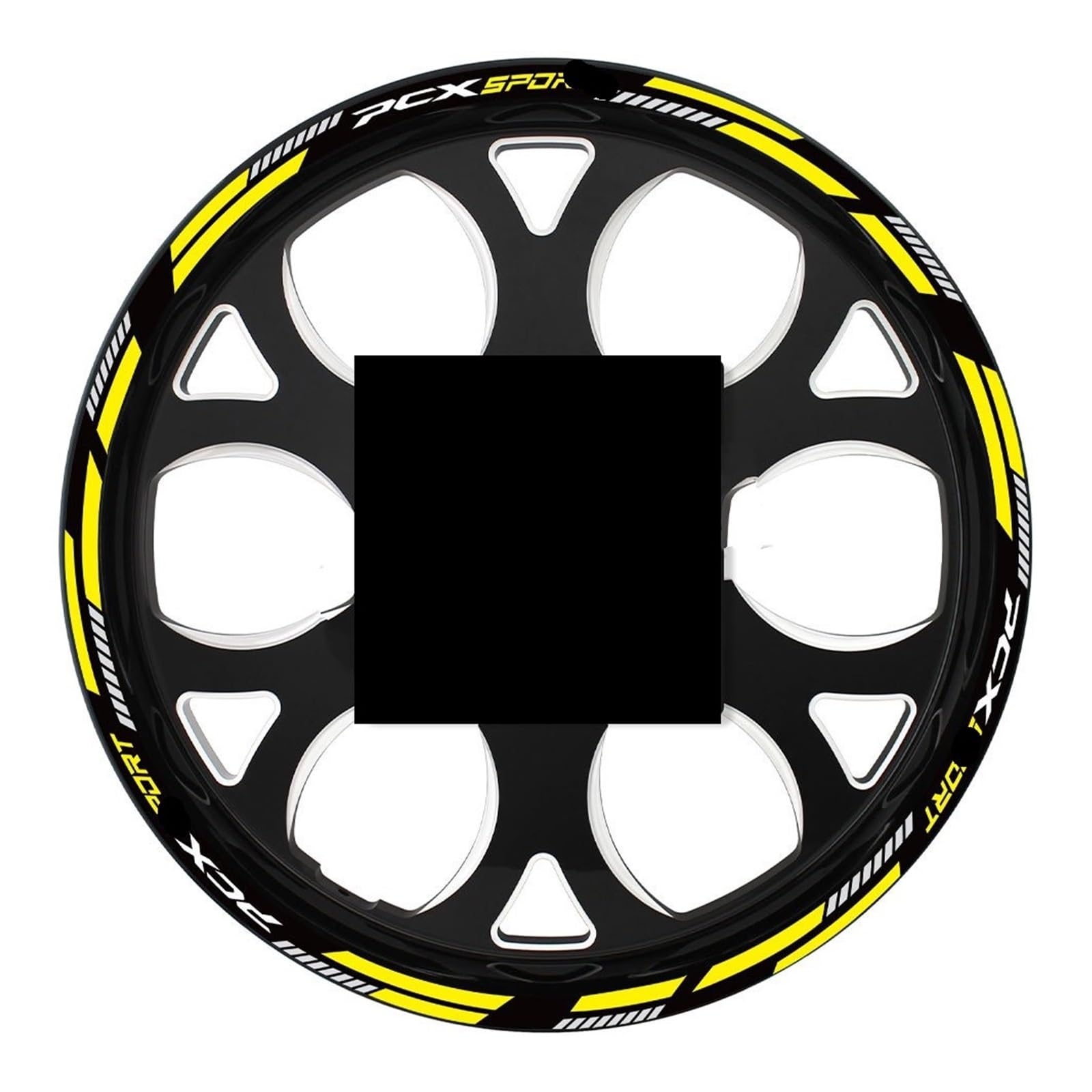 Reflective Sticker for PCX125 PCX150 Reflective Motorcycle Accessories Wheel Stickers Hub Decals Rim Stripe Tape