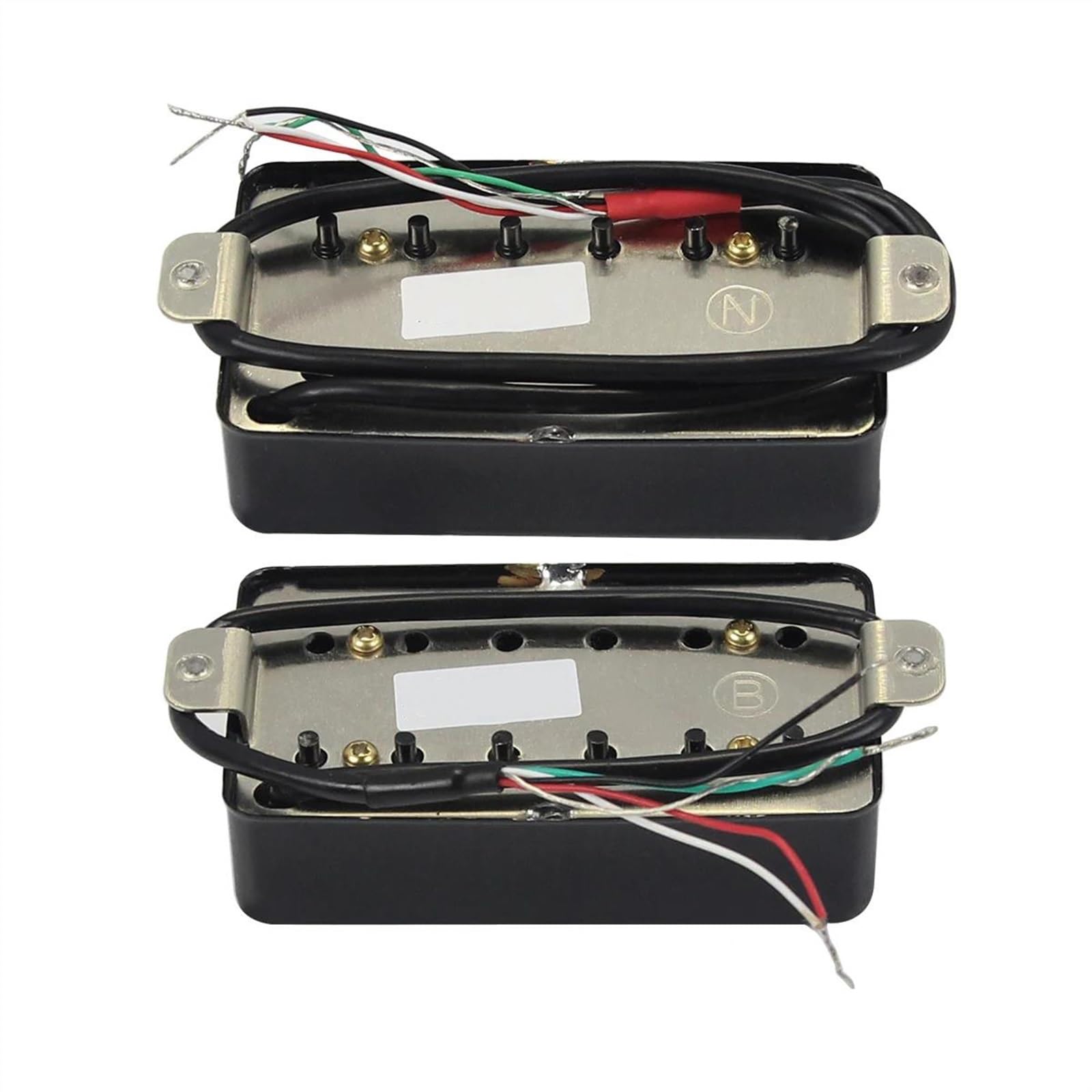 ensemble de micros pour guitare électrique Micro Humbucker À Base En Laiton Pour Guitare Électrique LP Col Ou Pont Magnétique En Céramique (Color : 2, Size : Bridge)