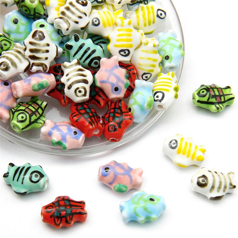 JMKTOOL 100Pcs Jezus Vis Spacer Kralen Religieuze Charm Kralen Tibetaanse Legering Christelijke Vis Vorm Losse Kralen Voor Diy Armband Ketting Sieraden Maken Levert, Small, Metaal