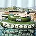 Produktbild Pool Aufblasbare Hängematte Schlauchboot Mit Aufblasbarem Tank, Wassersprühring Vom Typ Pooltank, Aufblasbare Pool Spielzeug, Wasserhängematt Pool Punisher Panzer Aufblasbar Spielzeug (112*155*61CM)