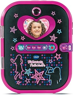 VTech – KidiSecrets Selfie Music Black, 7 in 1 Electronic Diary with Face Recognition, Camera and Video, Educational Game…