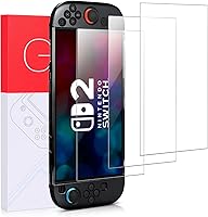 Vista 1 de BJKing 3-Pack Screen Protector Tempered Glass for Nintendo Switch 2 [7.9 inch], Transparent HD Clear-9H Hardness Tempered Glass, Bubble Free, Touch