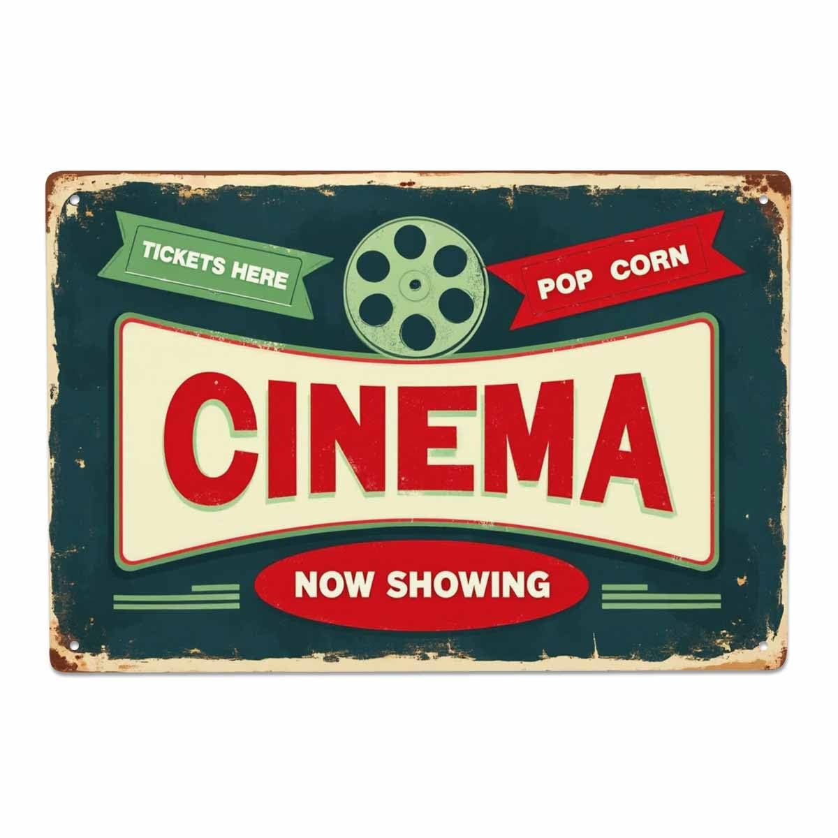 ブリキ　看板　映画館　11点セット ブリキ看板映画館11点セット