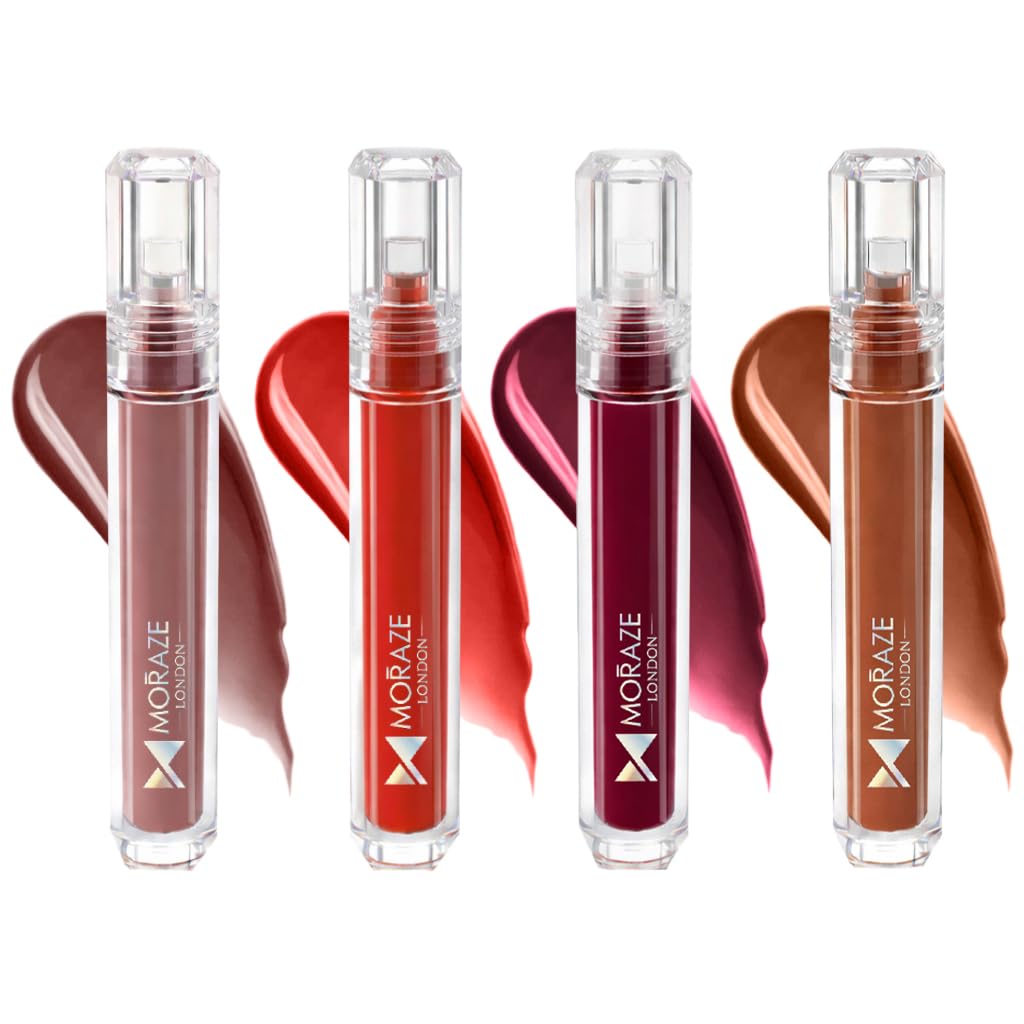 Moraze Liquid Lipstick Combo Pack of 4 (1.8 ml Each) | Matte Long Stay Lip Color Set | Smudge Resistant, Transfer Proof & Waterproof | High Pigment Smooth Finish-picture-29