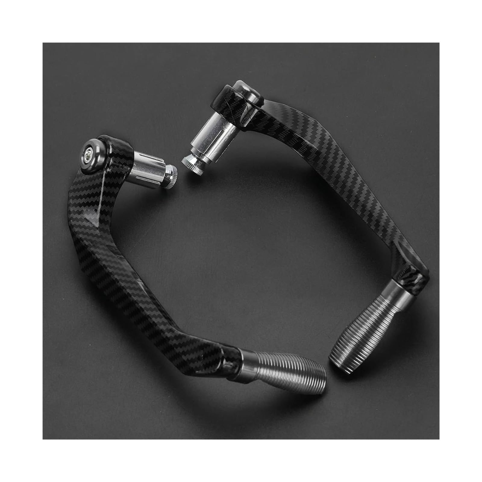 Protector Universal para Manillar De Motocicleta Incluye Puños Maneta Freno Y Embrague para Kawasaki NINJA1000 Z1000 2007 2008-2024(Gris,Estilo A)