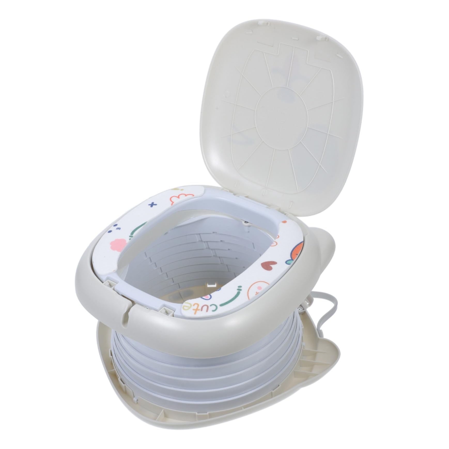 Potty pliable portable pour garçon et fille avec son sac de rangement pratique