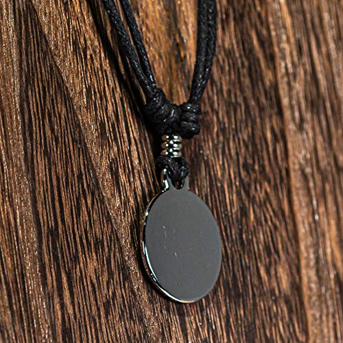 Bluerica Yin Yang Pendant On Adjustable Black Rope Cord Necklace #TOP3