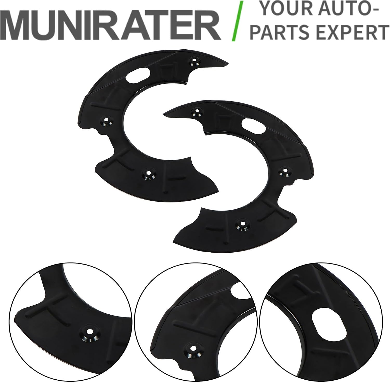 munirater Front Brake Dust Shield Replacement for Ranger 2004-2011 Replacement for Explorer Sport 2001-2003