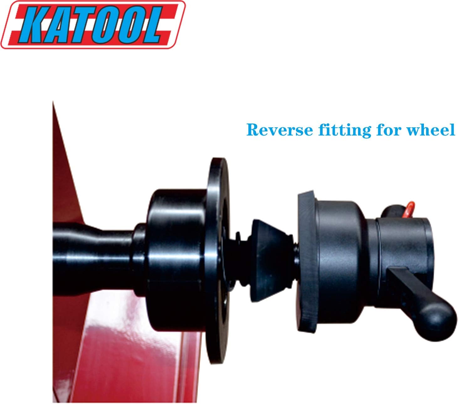 Reverse fitting for wheel balancing