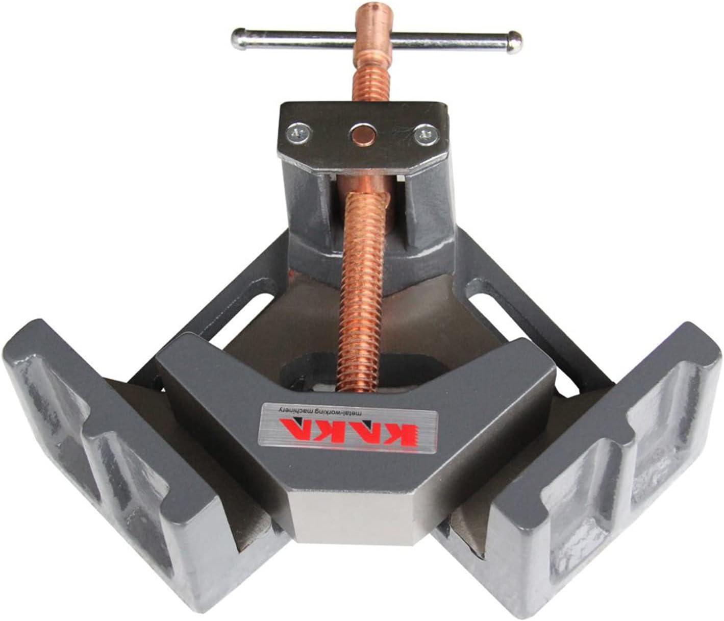 ATPEAM Cast Iron Welding Angle Clamp Heavy Duty Two Axis Welding Clamps Right Angle 90 Degrees