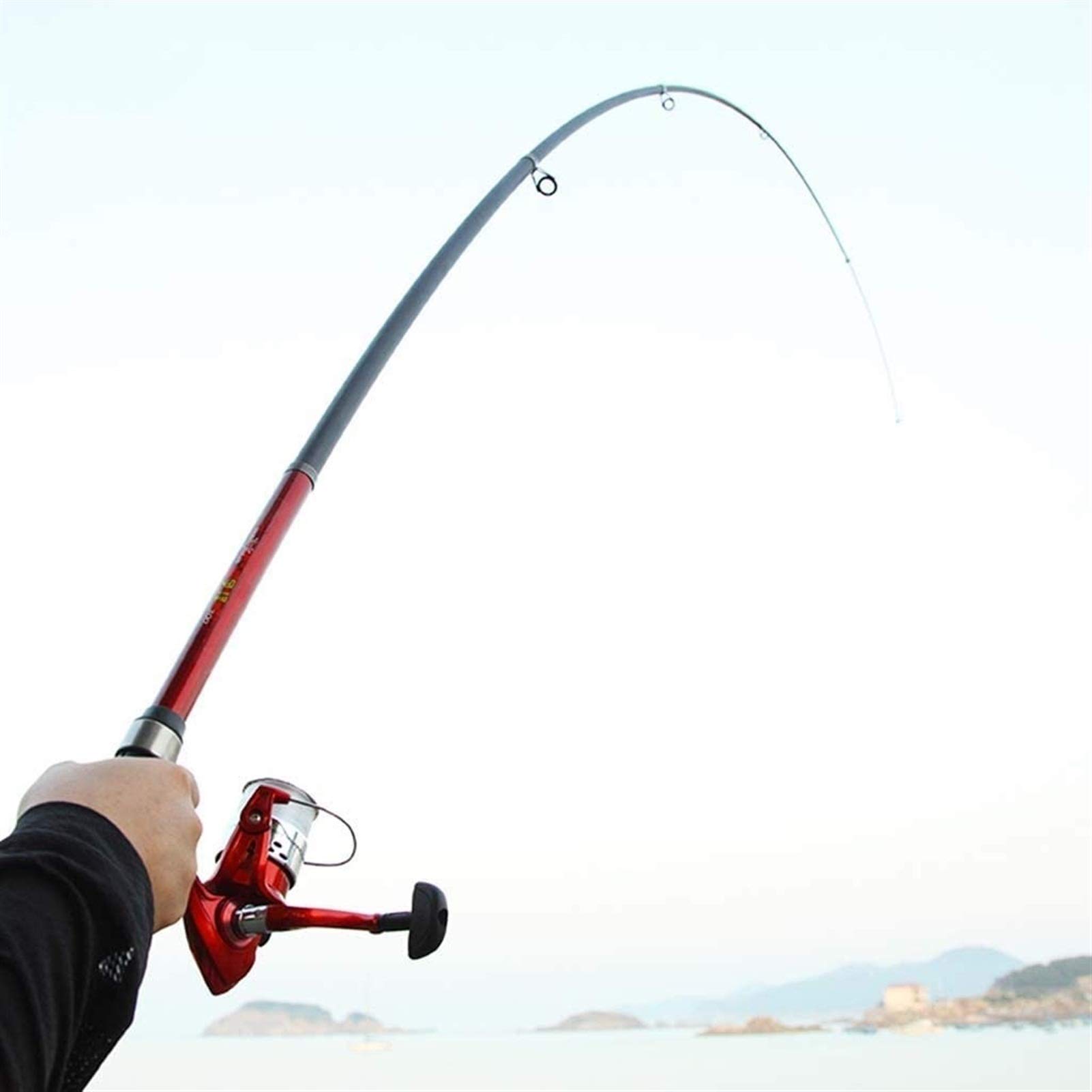best rod reel combo saltwater fishing – AZENHUA Fishing Rod Reel Combos Portable Telescopic Fishing ...