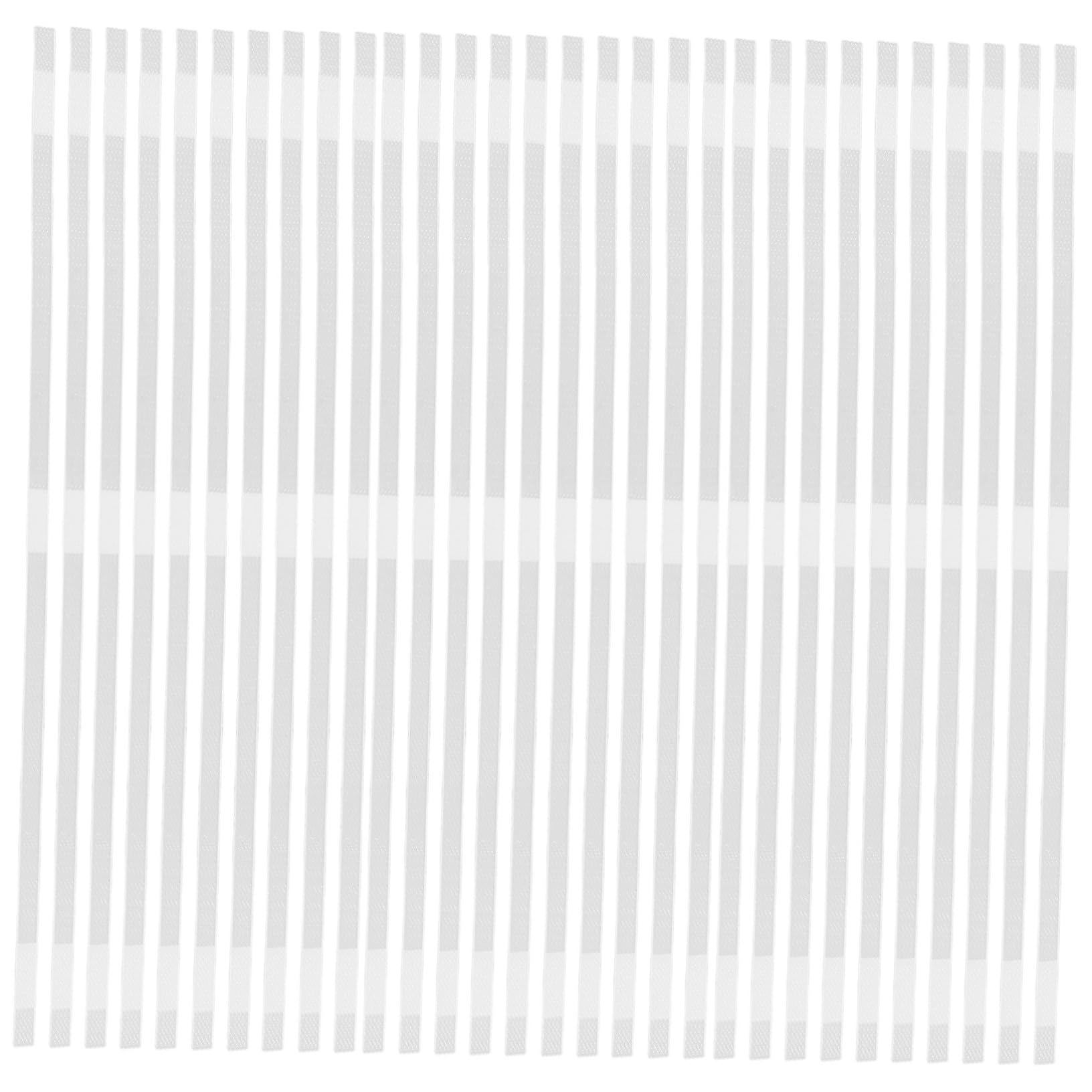 SEWACC 50pcs Book Binding Glue Strips Thermal Melt Adhesive Tape for Book Repair Bookbinding Tape 0.6cm Wide for Contracts Files