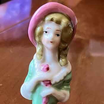 イギリス アンティーク ピンクッション ドール ハーフドール ティーコージー Amazon.co.jp: 陶器人形 アンティーク ハーフドール 針刺し ピン