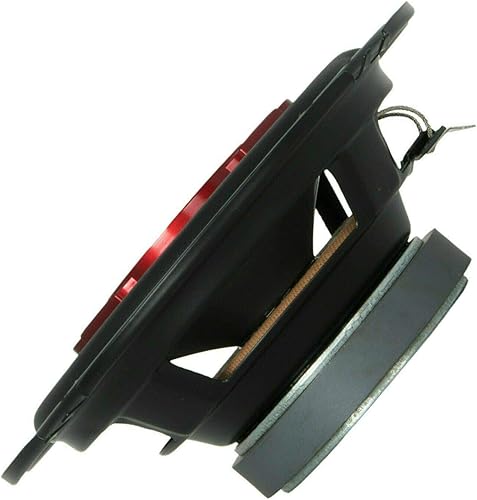 Miniatura 3 de Soundxtreme ST-603 - Altavoces coaxiales de audio para automóvil de 6 pulgadas, 3 vías, 350 vatios, potencia máxima, con tweeter PEI Dome de 4