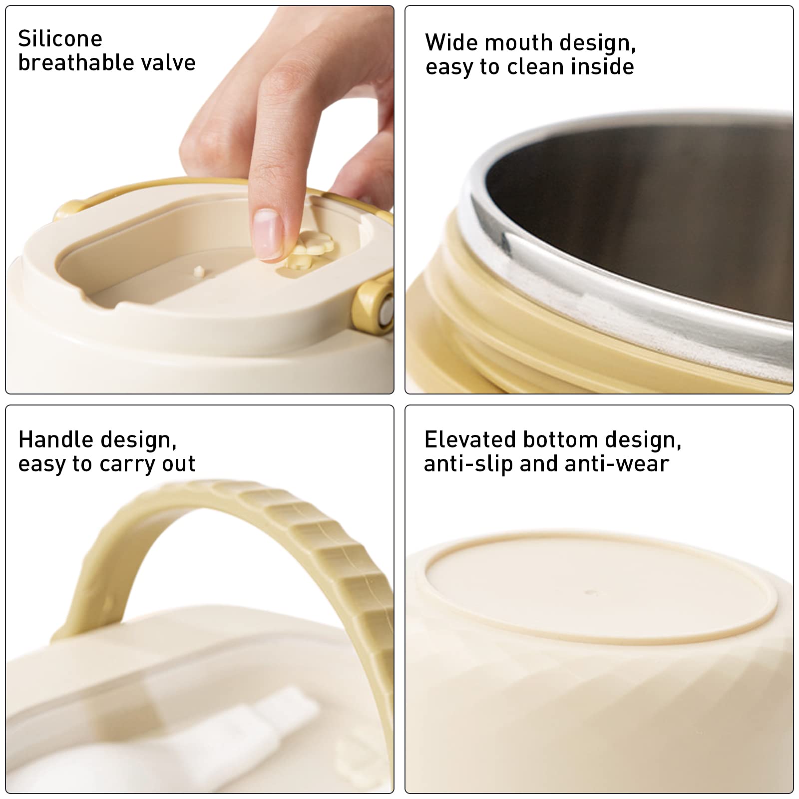 Amazon｜Tookss 真空断熱スープジャー700ml 超軽量真空断熱カふた付き