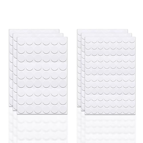 Miniatura 8 de Hession 324 piezas adhesivas para agujeros para tornillos, muebles de madera, PVC, 6 colores, estilo clásico