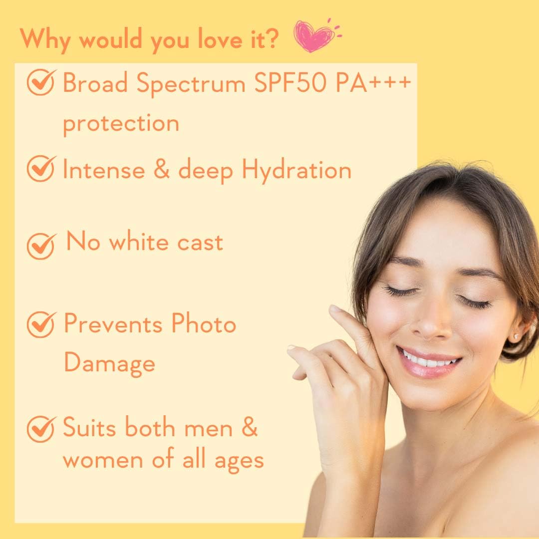 WishCare Sunscreen Lotion SPF 50 - No White Cast -3