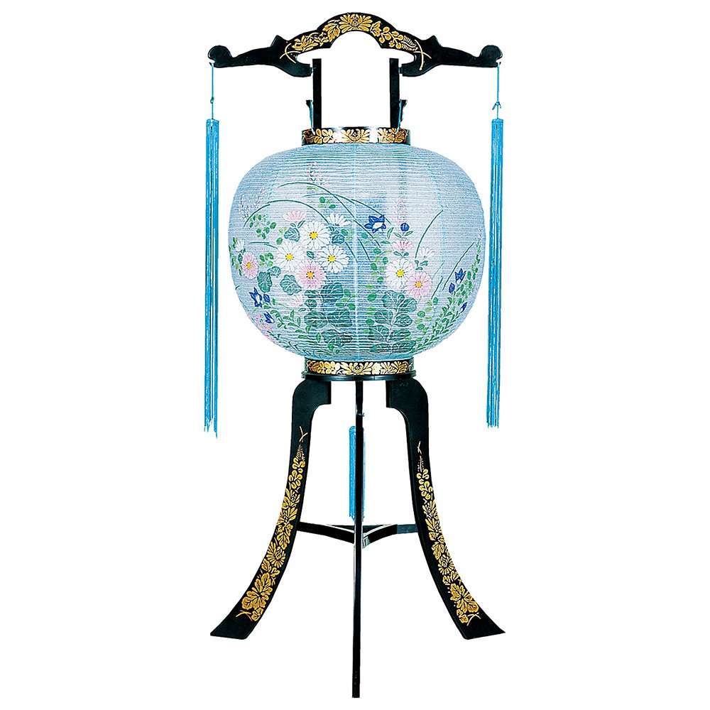 Amazon｜仏壇屋 滝田商店 盆提灯 盆ちょうちん 回転行灯 10号