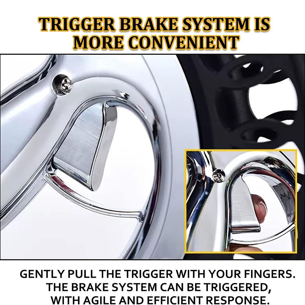 KK-GAL Heavy Duty Metal Kite String Reel, Alloy Kite String Spool for Adults, Professional Kite String Winder Grip Wheel, Metal Roller with Belt & Abdominal Support for Big Kites,30cm