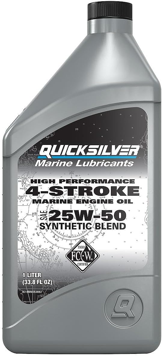 Quicksilver 25W-50 High Performance Marine Engine Oil