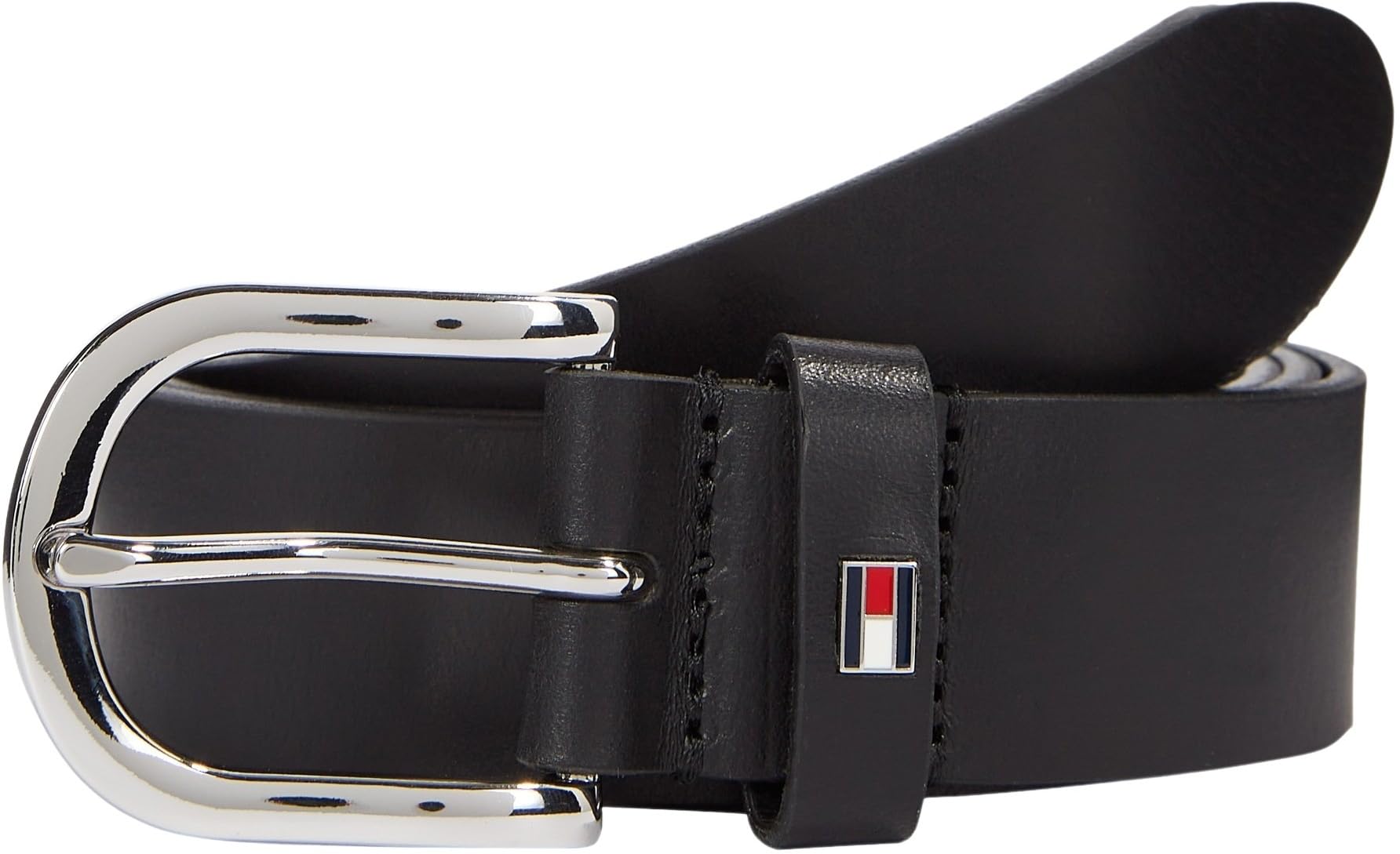 Tommy Hilfiger Femme Ceinture, Noir, 85 cm