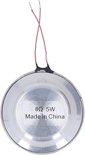 Omabeta Resonance Speaker, Non Paper Diaphragm Good Stability 35MM Round Vibration Louderspeaker for MP3 MP4 CD Player(8Ω 5W)