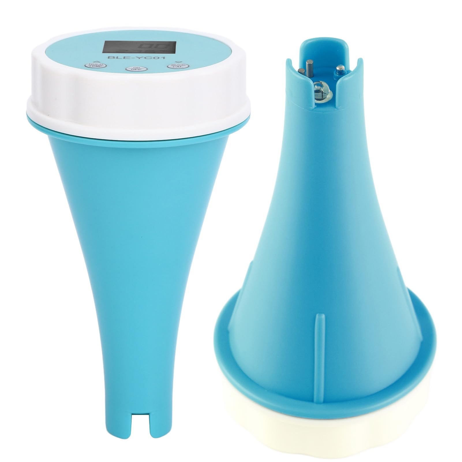 Cryfokt Medidor de Prueba de Agua Portátil 6 en 1 PH EC TDS ORP Temp Tester para Piscina, Acuario, Laboratorio - Tamaño: 6.3x3.1x3.1in Material: ABS