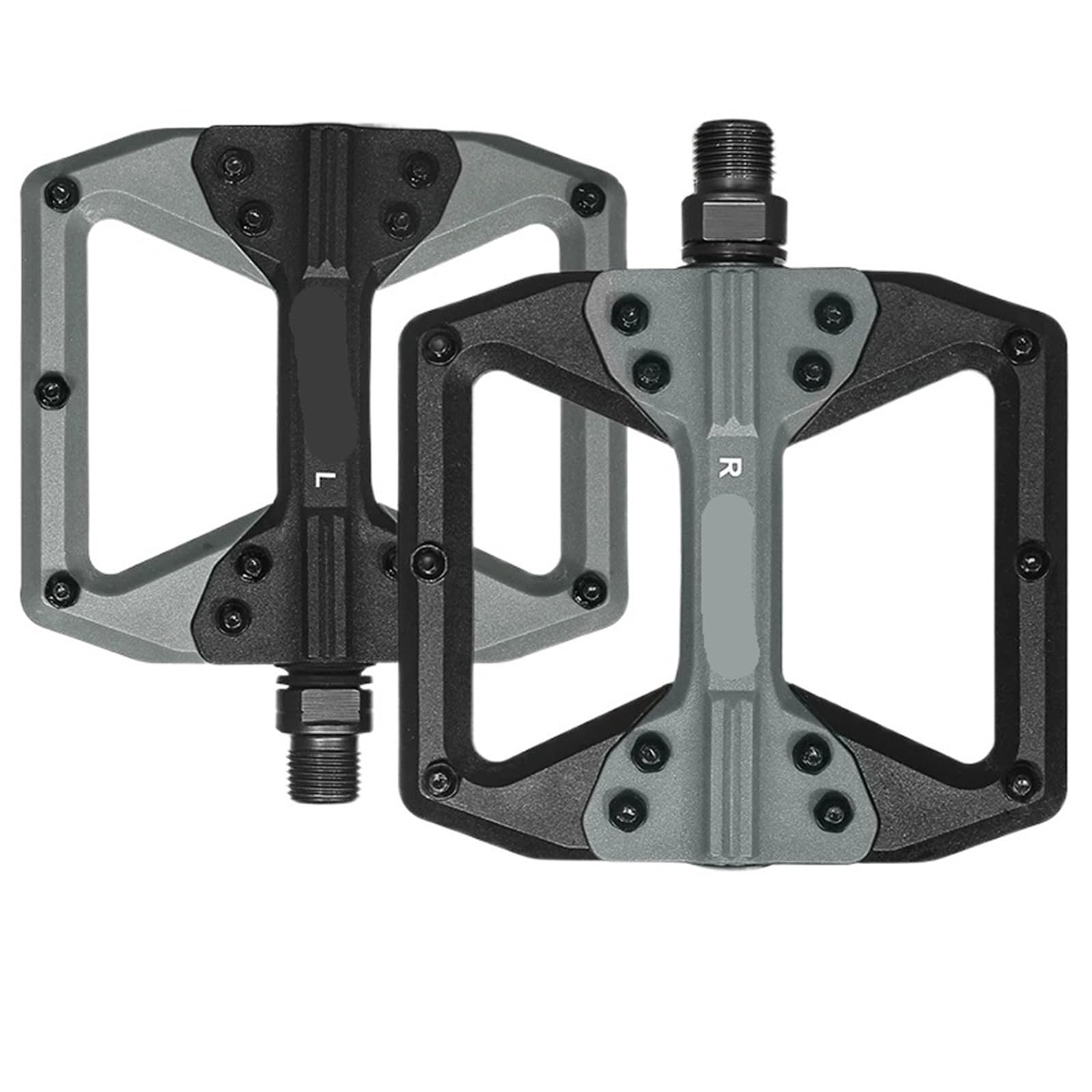 Kompatibel mit BUCKLOS Nylon-Flachpedalen | 9/16" Gewinde, rutschfest for MTB & Road, leicht