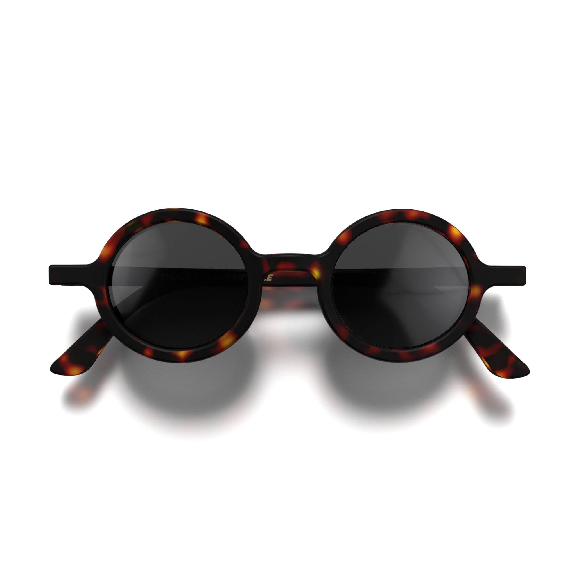 LONDON MOLE® Moley sunglasses | Cool round shaped glasses | Men’s Women’s Unisex | Spring hinges