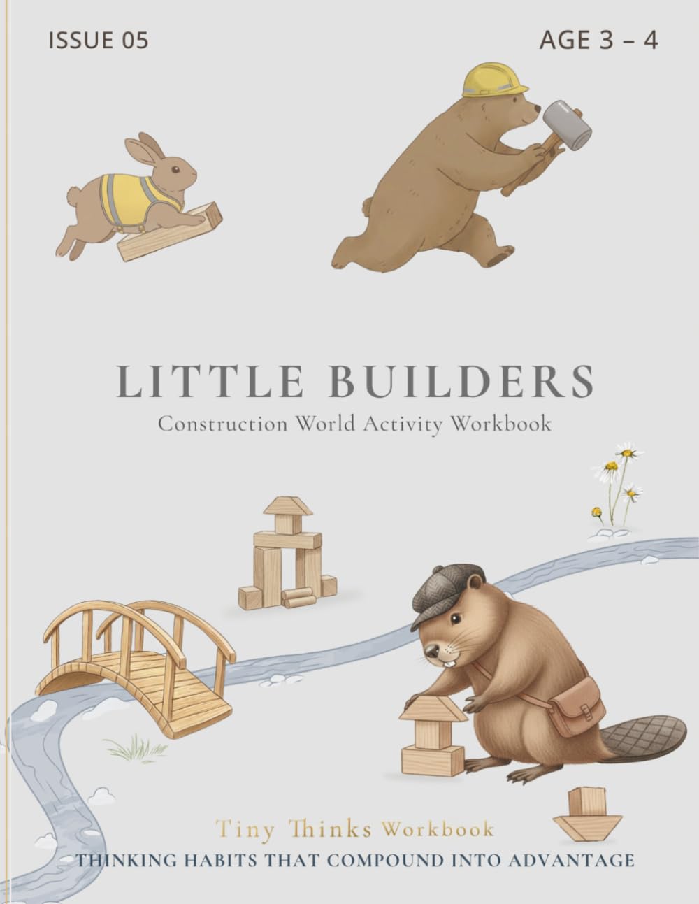 Preschool Workbook for Ages 3–4 Tiny Thinks: A Screen-Time Alternative Activity Book for Matching, Tracing, Sorting and Early Thinking Skills (Spring Edition)