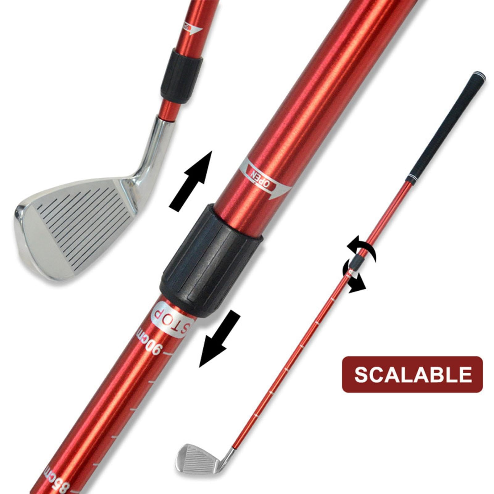 Telescopic Golf Club - Abesta de putter de golf, Club de golf ajustable – Club de golf para césped, parque infantil, campo de golf y escuela para mujeres adolescentes, hierro telescópico, árbol