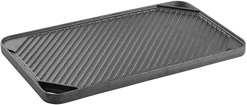 Miniatura 3 de Tablecraft 11035 - Sartén reversible para parrilla y plancha, 16.75 pulgadas de largo, hierro fundido
