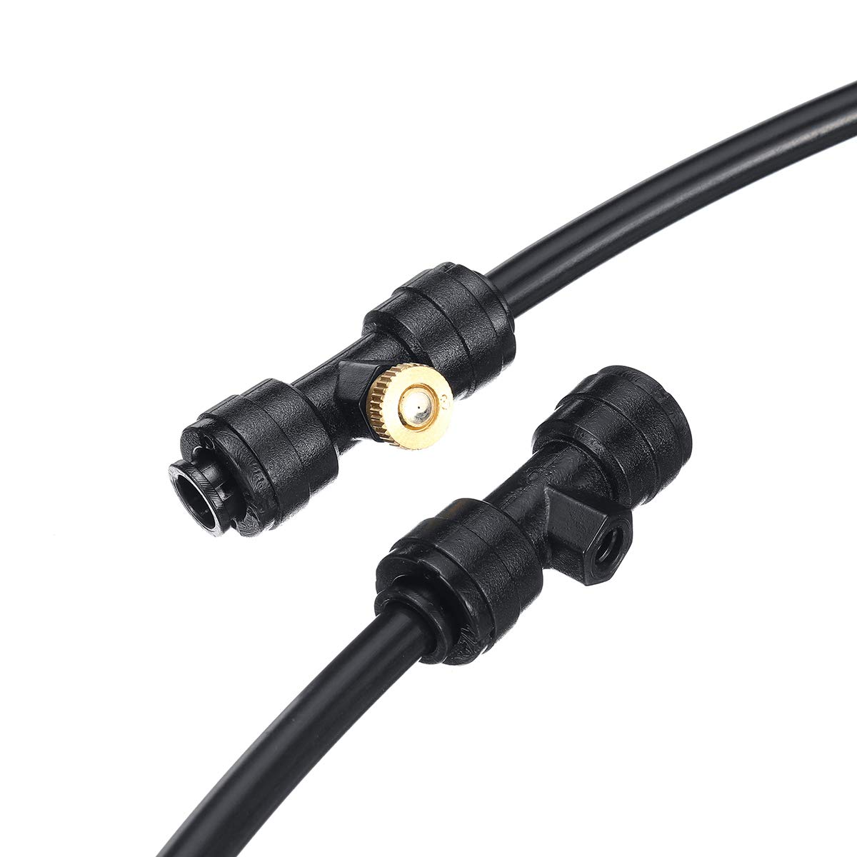 12M Sistema Di Nebulizzazione Per Esterni Fresco Per Patio Sistema Di Raffreddamento Ventilatore Per Nebbia Nebulizzatore Per Giardino - Nero