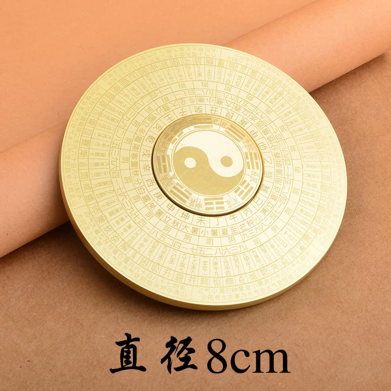 銅製 太極八卦 三叉手鈴 法器 装飾品 工芸品 美術品 置物 纯铜三清铃太极八卦手摇铃铛道士铃三叉铃佛铃