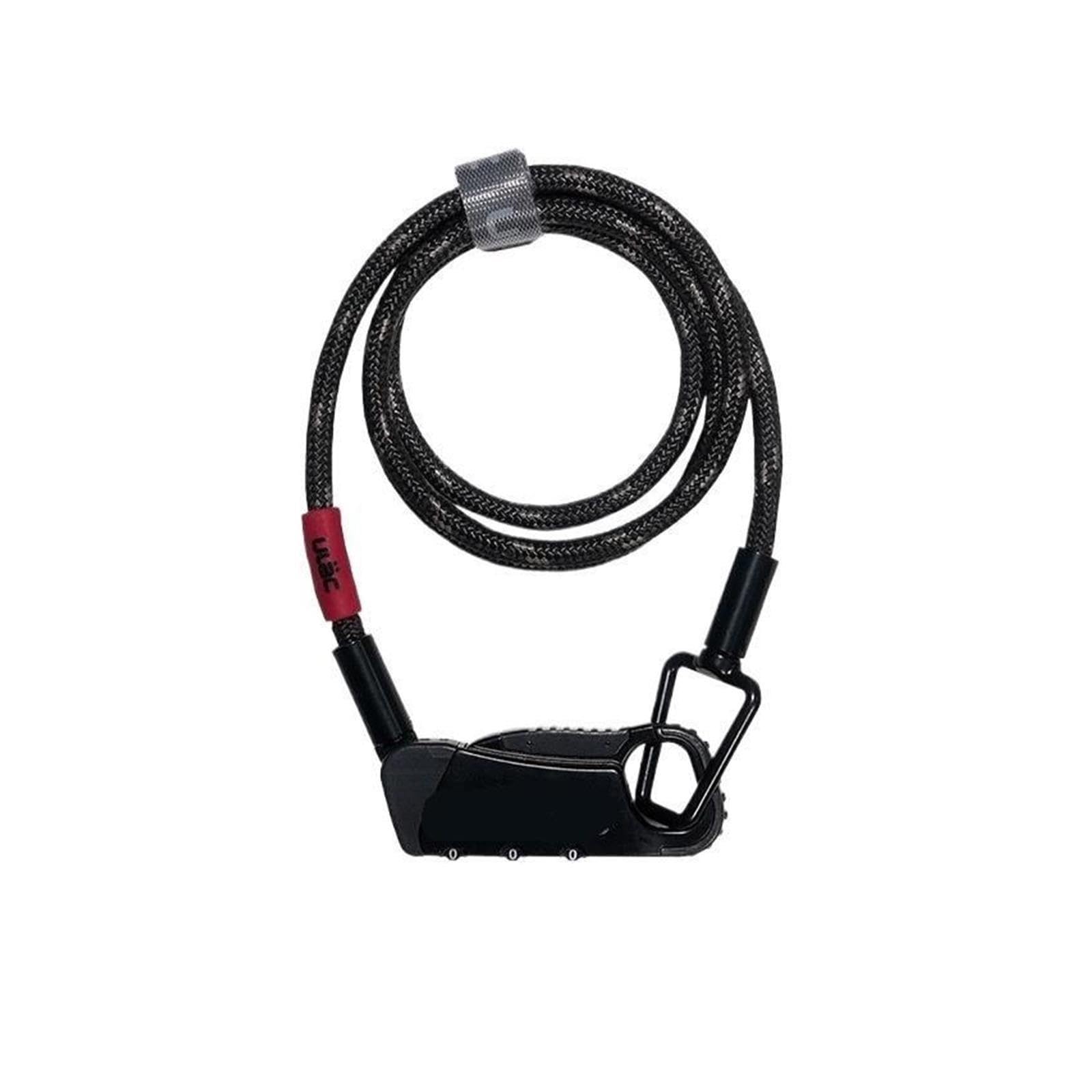 1 cerradura antirrobo de cable de acero.