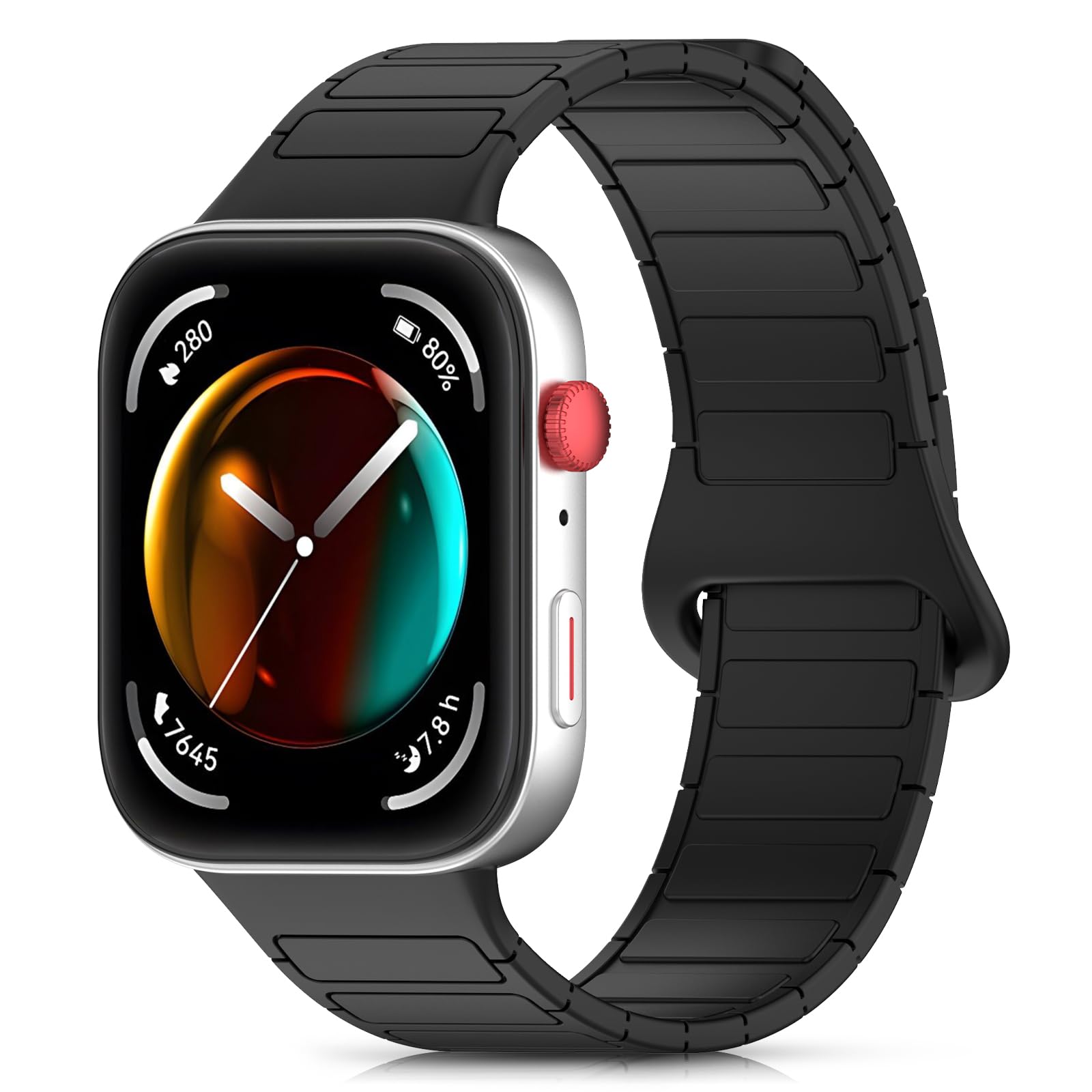 CHANRASI Cinturino magnetico compatibile con huawei watch fit 3,Silicone  Sport Cinturino Magnet Link Cinturini per huawei watch fit 3,Nero :  Amazon.it: Elettronica