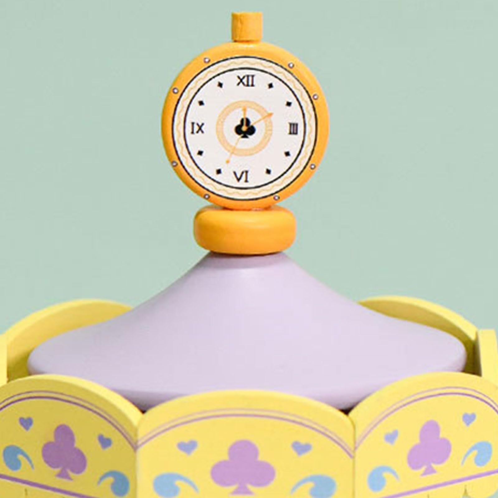 Carillon in legno con melodie classiche rotanti, per la cameretta dei bambini, regalo di compleanno