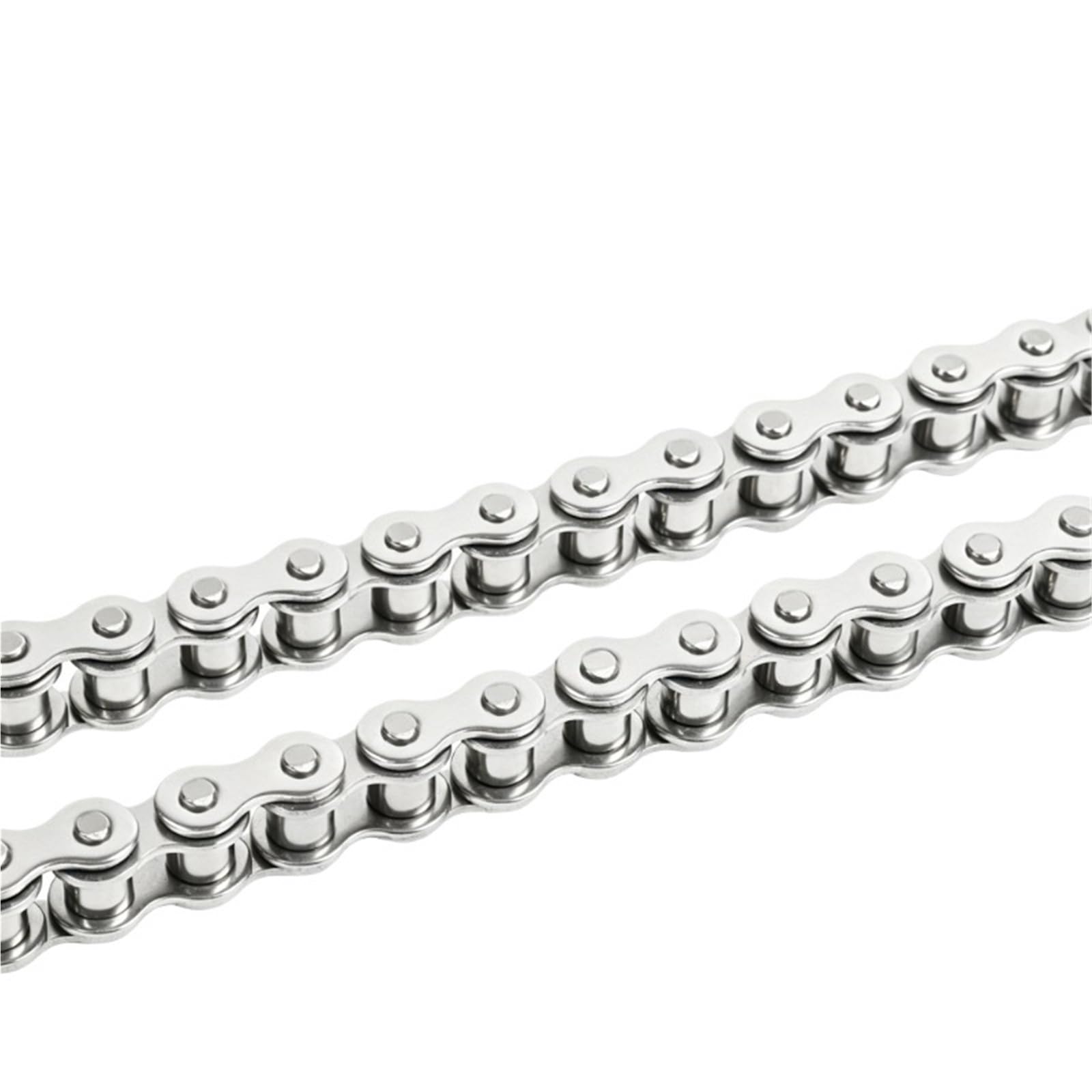 Rollenkette Aus Kohlenstoffstahl 1 Stück 304 Edelstahl Simplex-Rollenkette,524 m 06B-1 08B-1 10A-1 12A-1 16A-1 20A-1 Einreihige Antriebskette for die Übertragung(20A-1-48L(1.524m))
