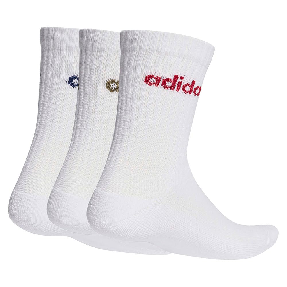 adidas Skarpeti do łydek Uniseks Linear Crew Cushioned Socks 3 Pairs